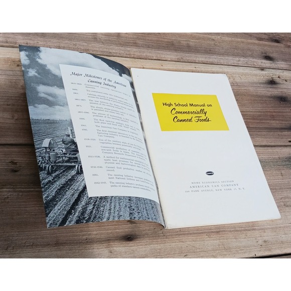 Commercially Canned Foods 1945 High School Manual Booklet Guide - Picture 5 of 10